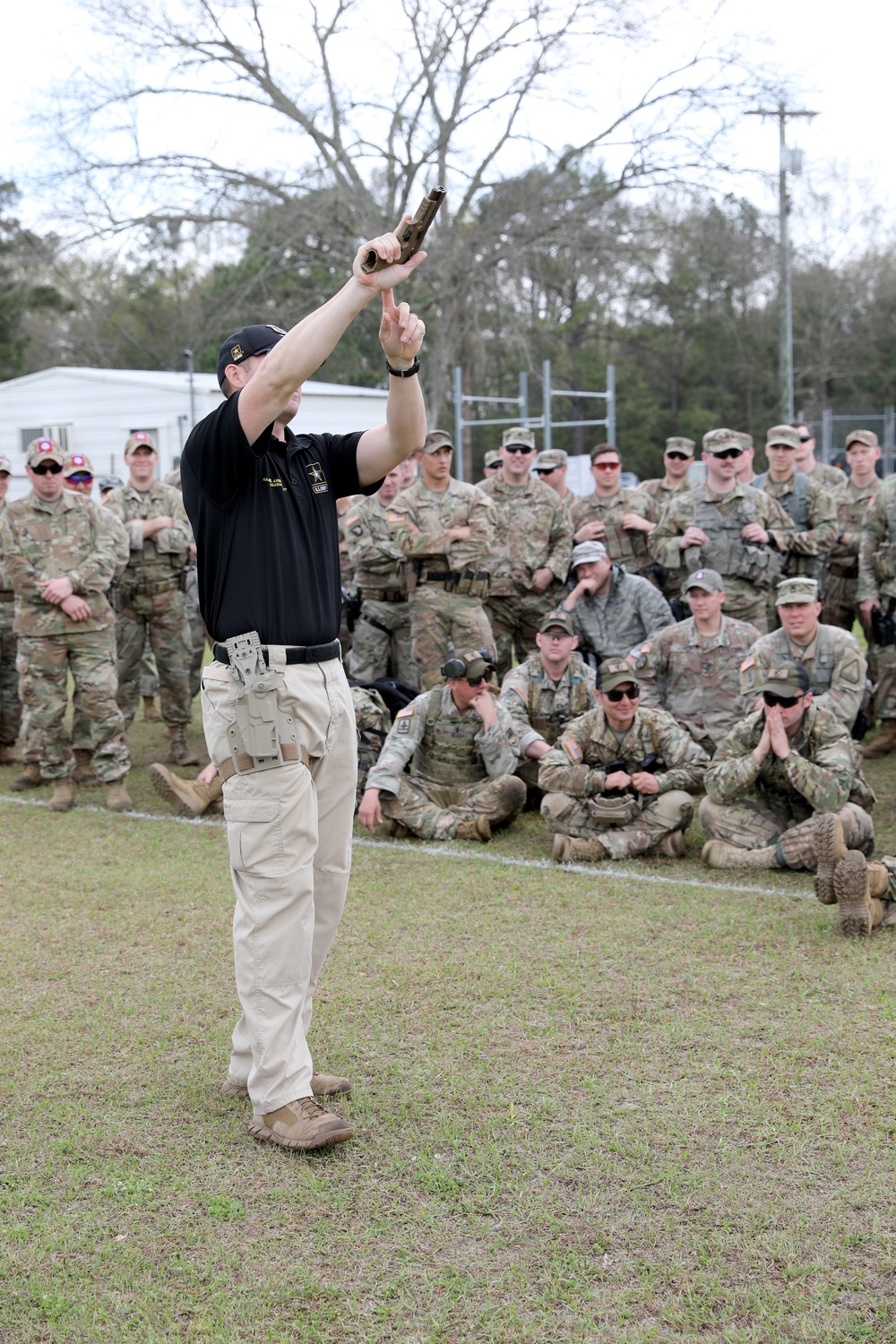 Army pistol experts provide instruction to All Army competitors