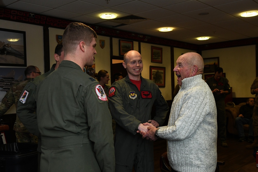 Tony Foulds meets 'Mi Amigo' Flypast 494th FS pilots