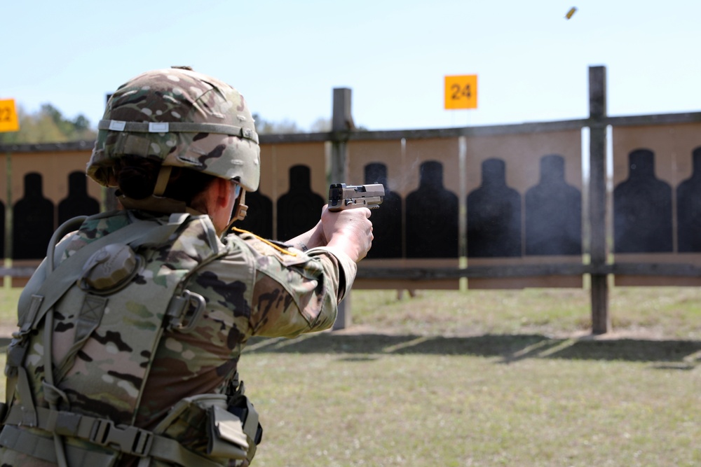 Combat pistol match tests Soldiers marksmanship skills