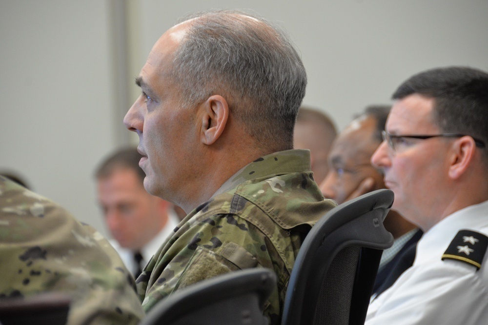 Perna receives update from security enterprise