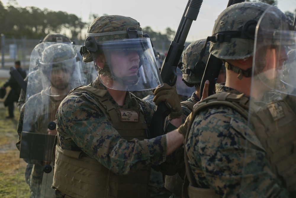 2nd Law Enforcement Battalion hosts official visit for French National Gendarmerie