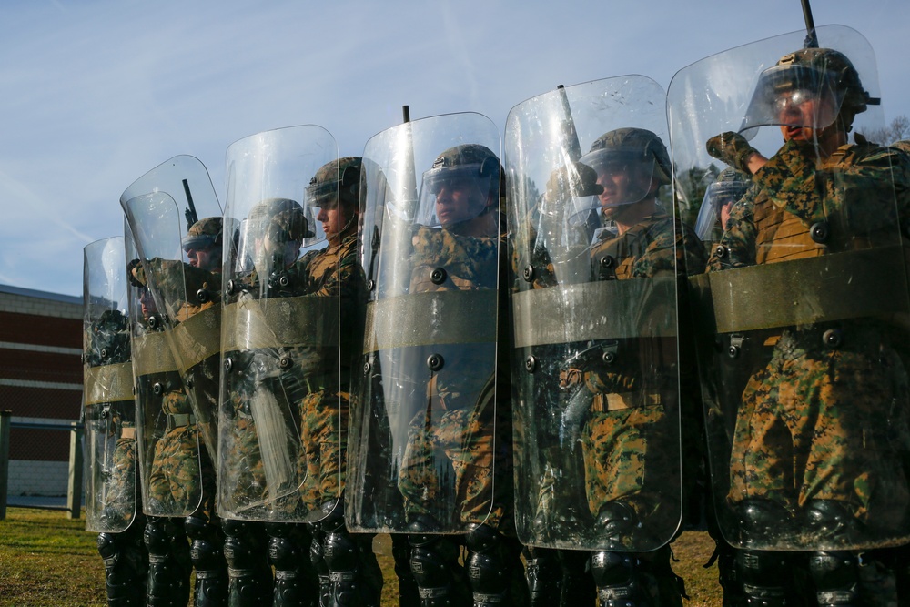 2nd Law Enforcement Battalion hosts official visit for French National Gendarmerie