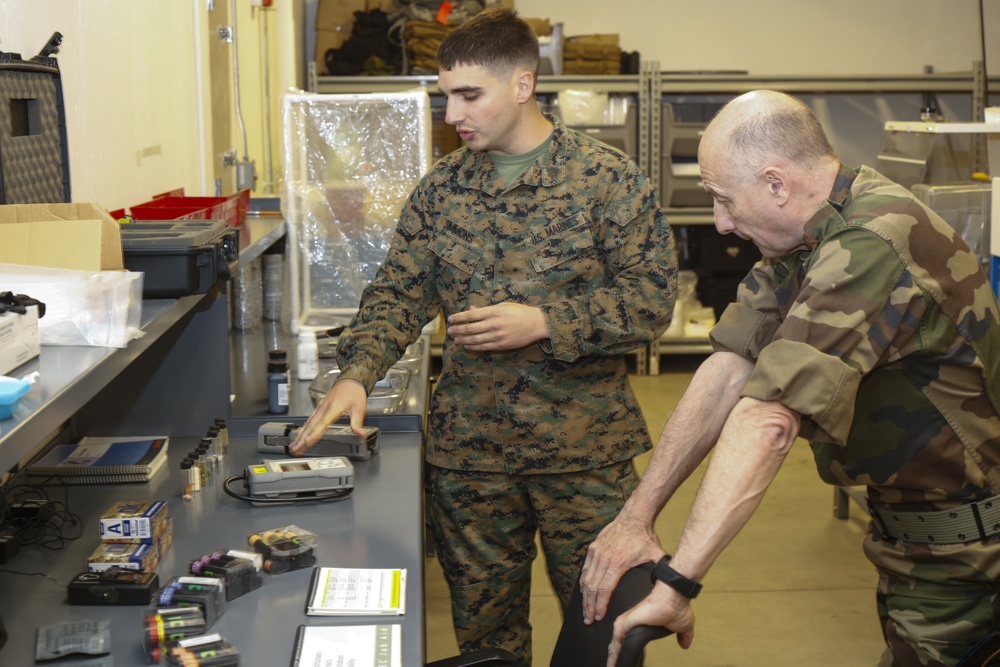 2nd Law Enforcement Battalion hosts official visit for French National Gendarmerie