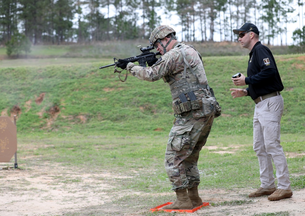 Two-time Olympian assists in advance marksmanship skills