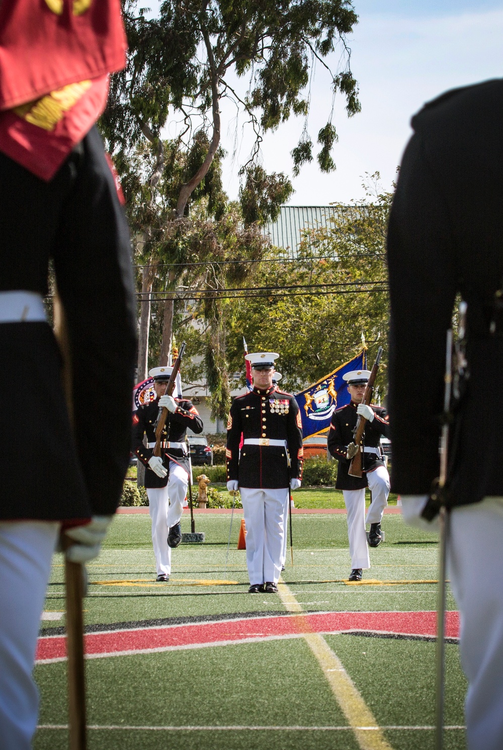 Poppin’ sticks: Battle Color Detachment performs at MCAS Miramar