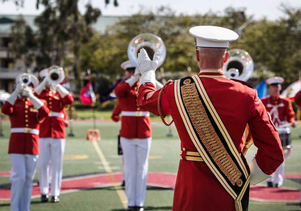 Poppin’ sticks: Battle Color Detachment performs at MCAS Miramar