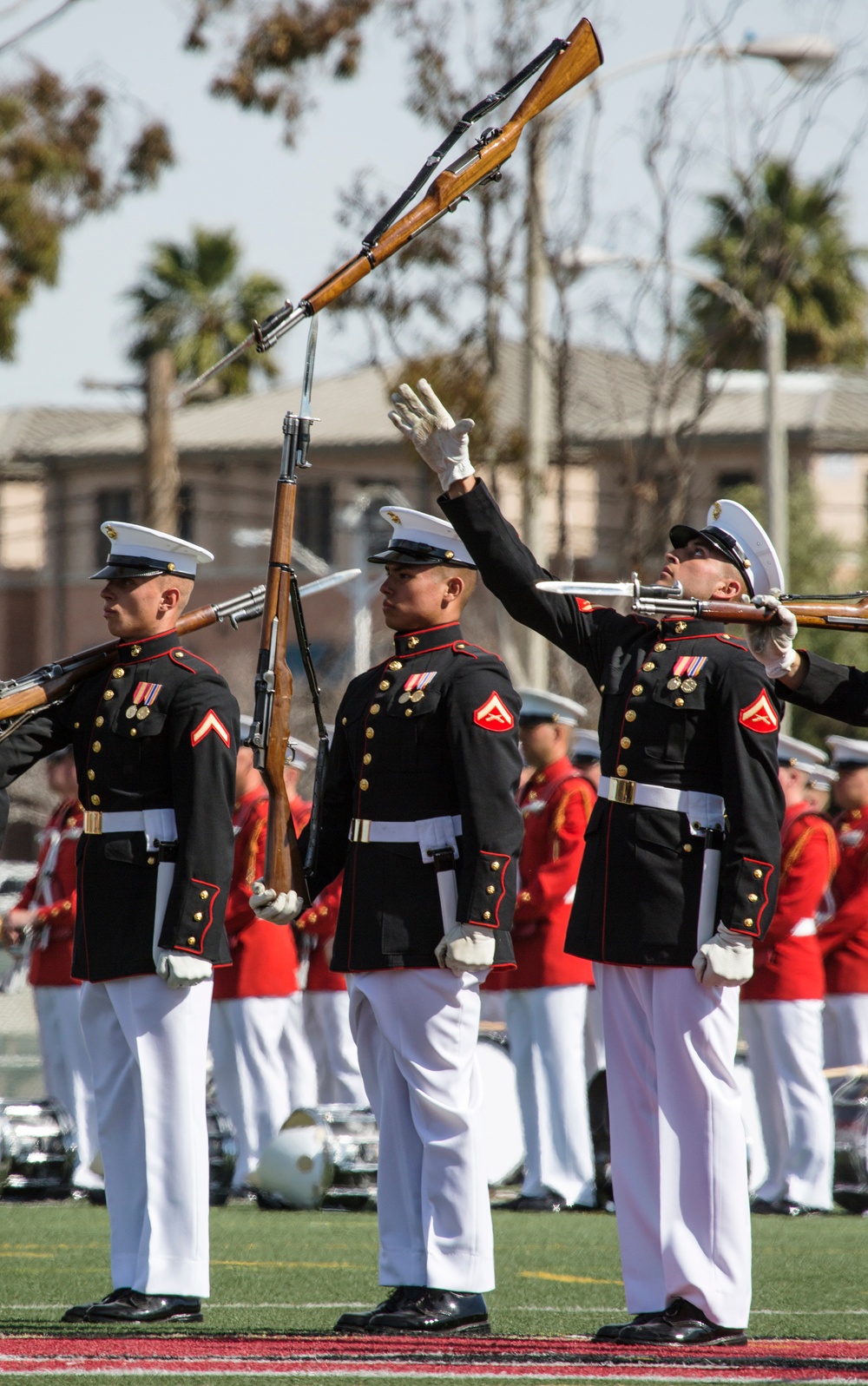 Poppin’ sticks: Battle Color Detachment performs at MCAS Miramar