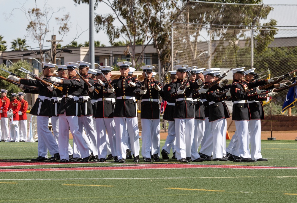 Poppin’ sticks: Battle Color Detachment performs at MCAS Miramar