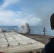 Sailor Watches Live Fire Demonstration