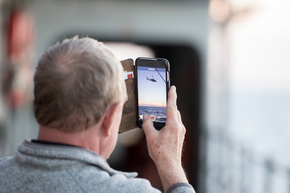 Family Member Takes Photo