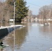 Flooding in Hamburg, Iowa