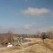 Helicopter on Levee