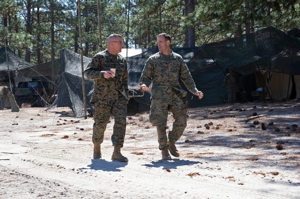 II MEF Commanding General Visit