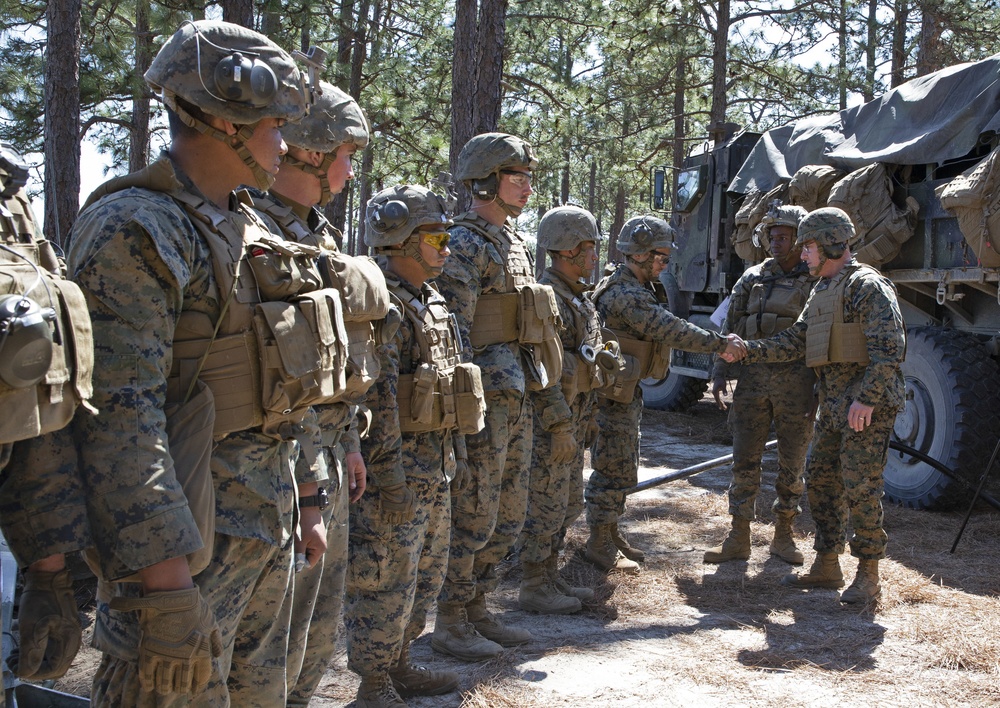 II MEF Commanding General Visit