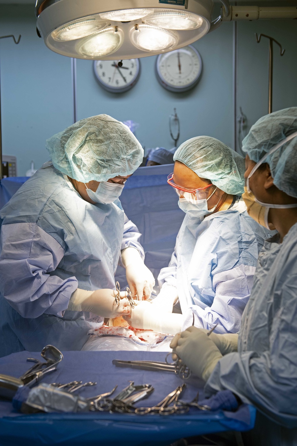 U.S. Navy medical team works side-by-side with Marshallese medical staff at Majuro Hospital