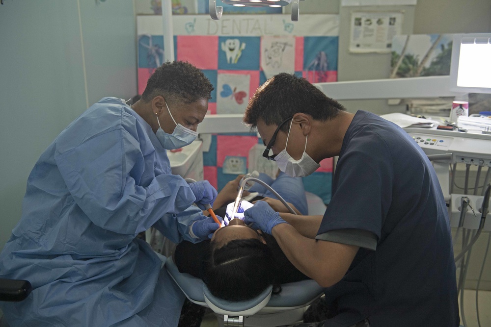 U.S. Navy medical team works side-by-side with Marshallese medical staff at Majuro Hospital