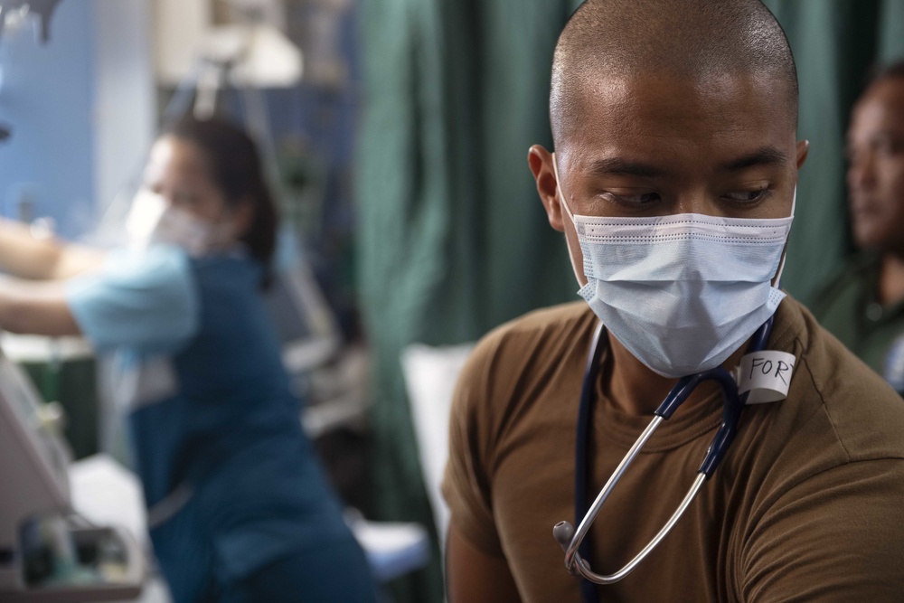 U.S. Navy medical team works side-by-side with Marshallese medical staff at Majuro Hospital