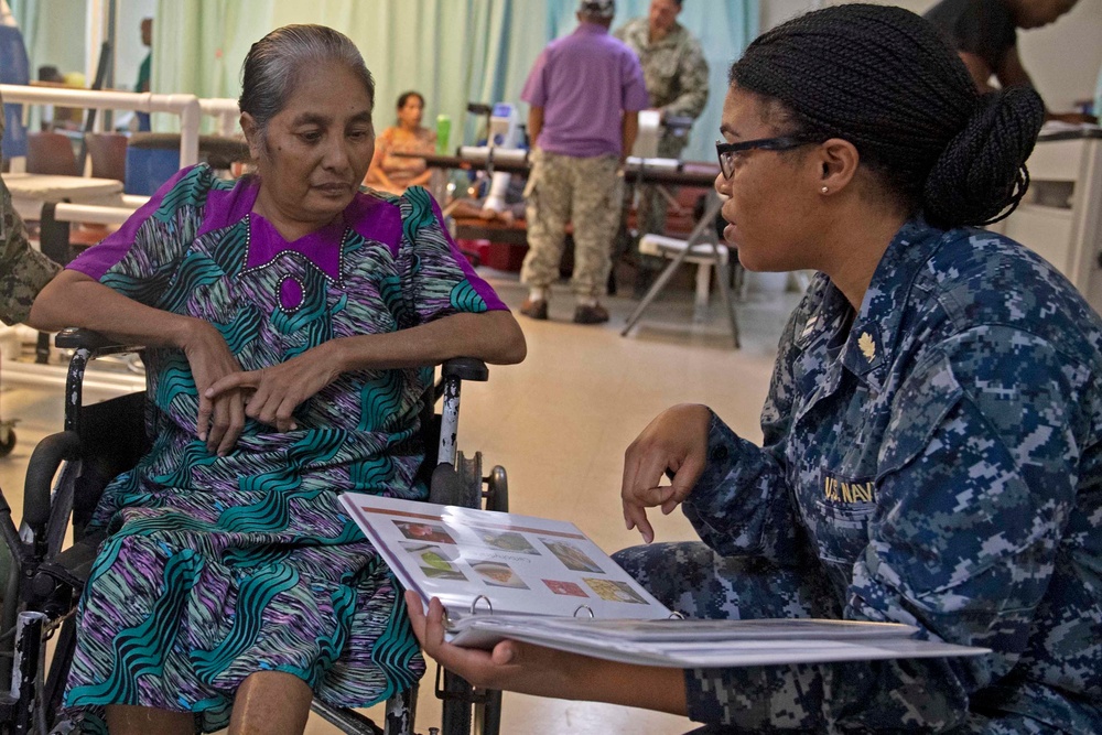 U.S. Navy medical team works side-by-side with Marshallese medical staff at Majuro Hospital