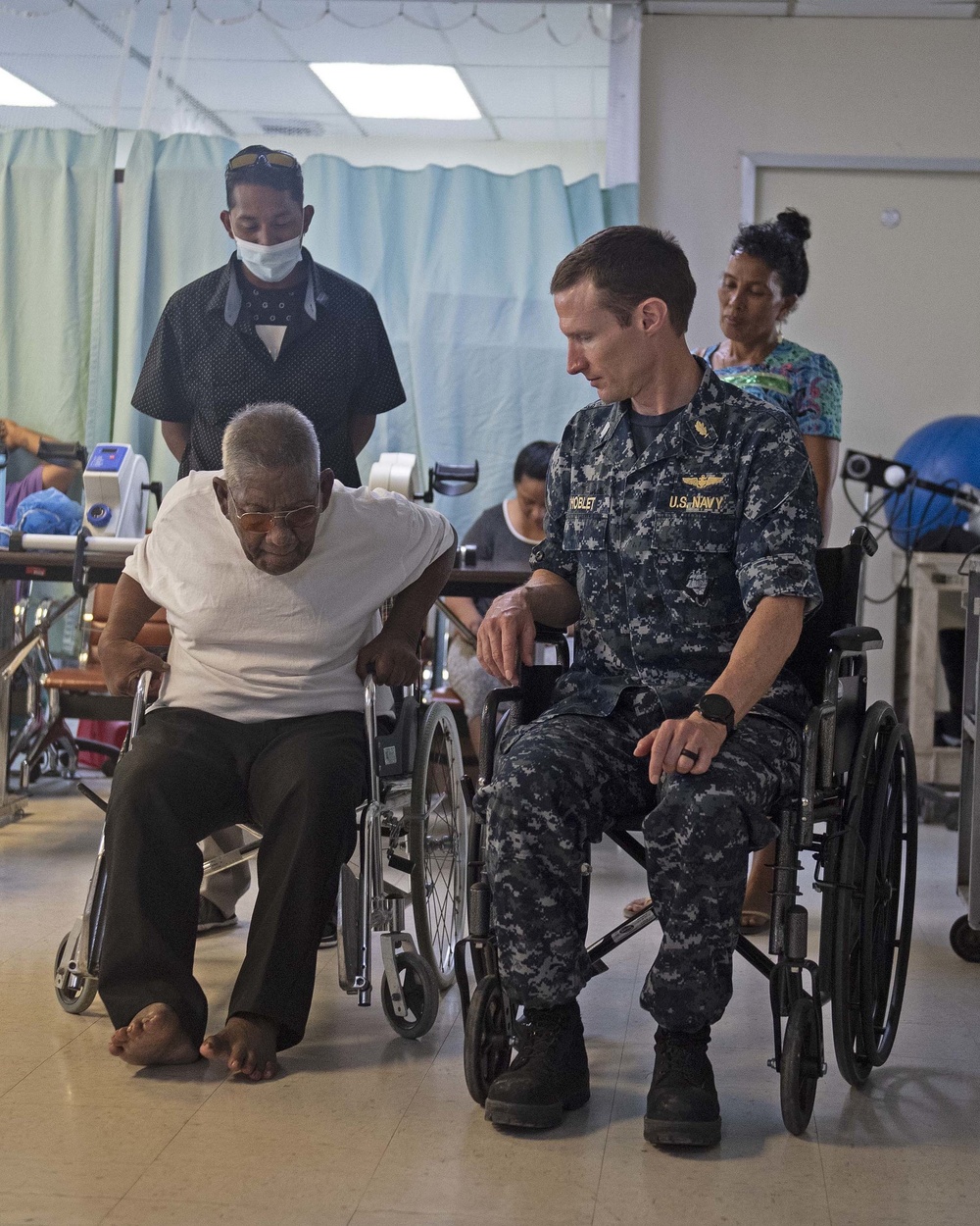 U.S. Navy medical team works side-by-side with Marshallese medical staff at Majuro Hospital