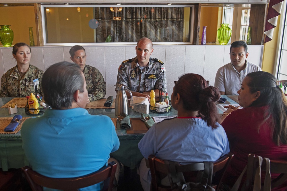 Pacific Partnership 2019 discusses WPS with local Marshallese leaders