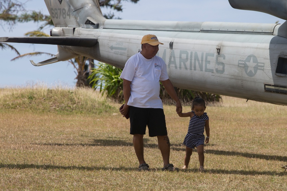 31st MEU Marines visit Tinian, view progress of Yutu recovery efforts