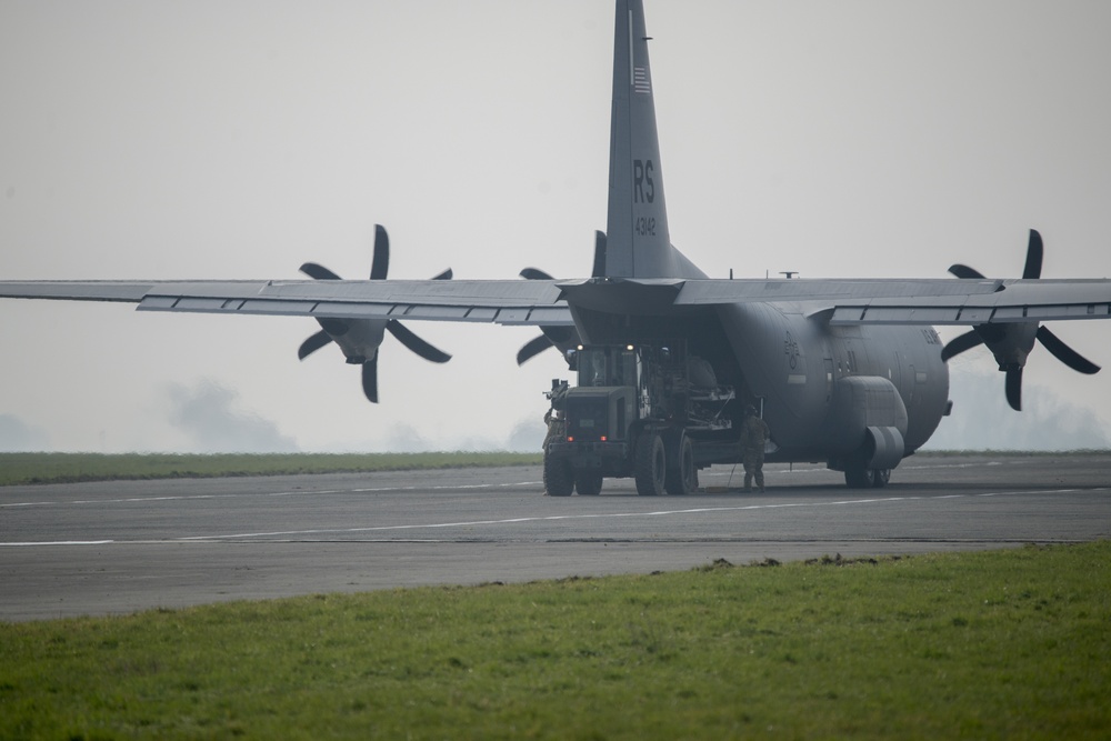 435th Contingency Response Group' heavy drop on SHAPE Airfield Chièvres Air Base