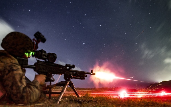 ‘China Marines,’ CLB-31 Marines light-up the night during Guam training