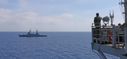 USS Blue Ridge Conduct Maritime Cooperative Activity Philippine Navy (PN) Vessel BRP Ramon Alcaraz (FF 16)