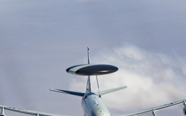 USAF F-16's and E-3 Sentry support OIR mission