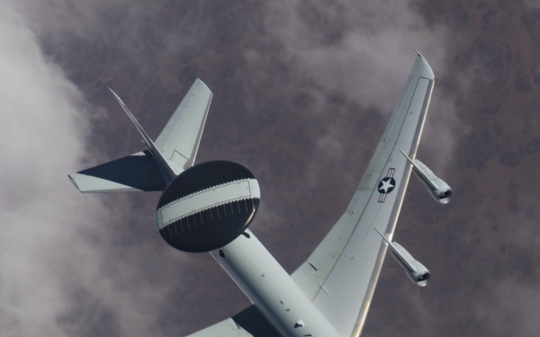 USAF F-16's and E-3 Sentry support OIR mission