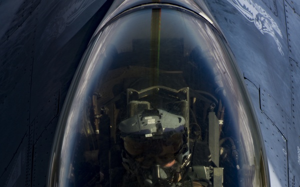 USAF F-16's and E-3 Sentry support OIR mission