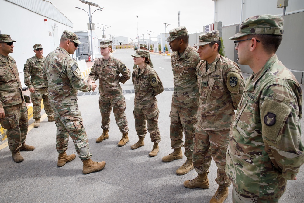 ARCENT CSM meets with National Guard Soldiers at JTC