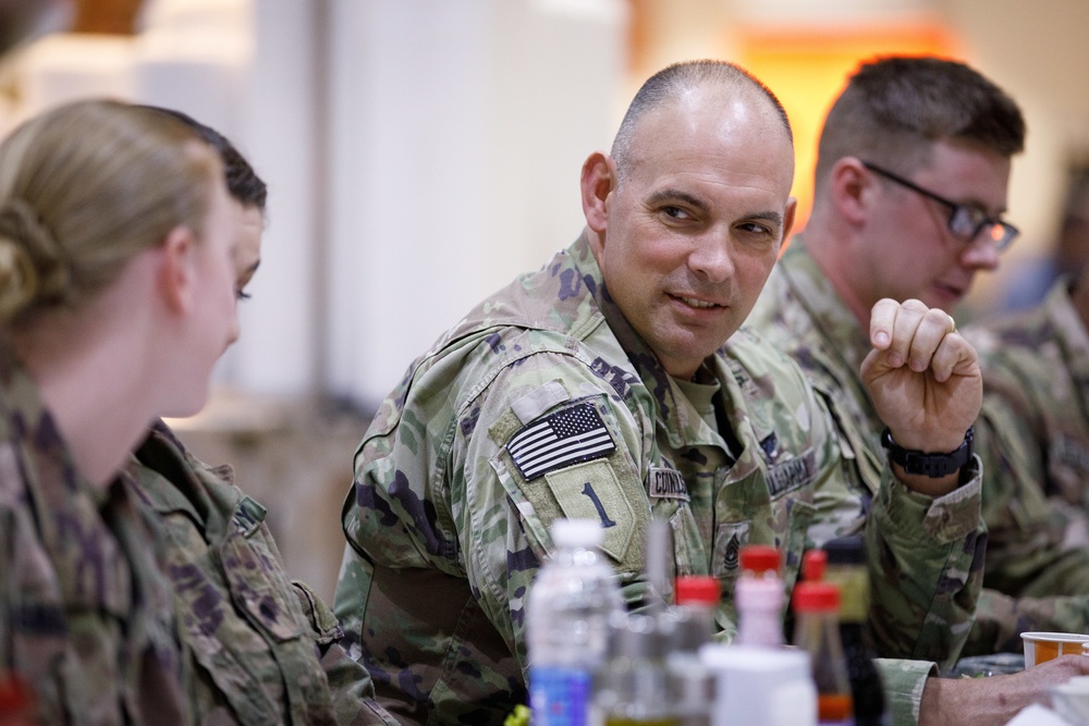 ARCENT CSM meets with National Guard Soldiers at JTC