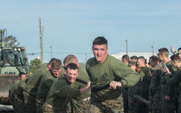 8th ESB Marines participate in Marine Corps Engineer School Saint Patrick's Day Field Meet