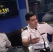 U.S. 7th Fleet Band Master conducts an interview during an appearance at DZRH News/TV and Radio in Manila, Philippines