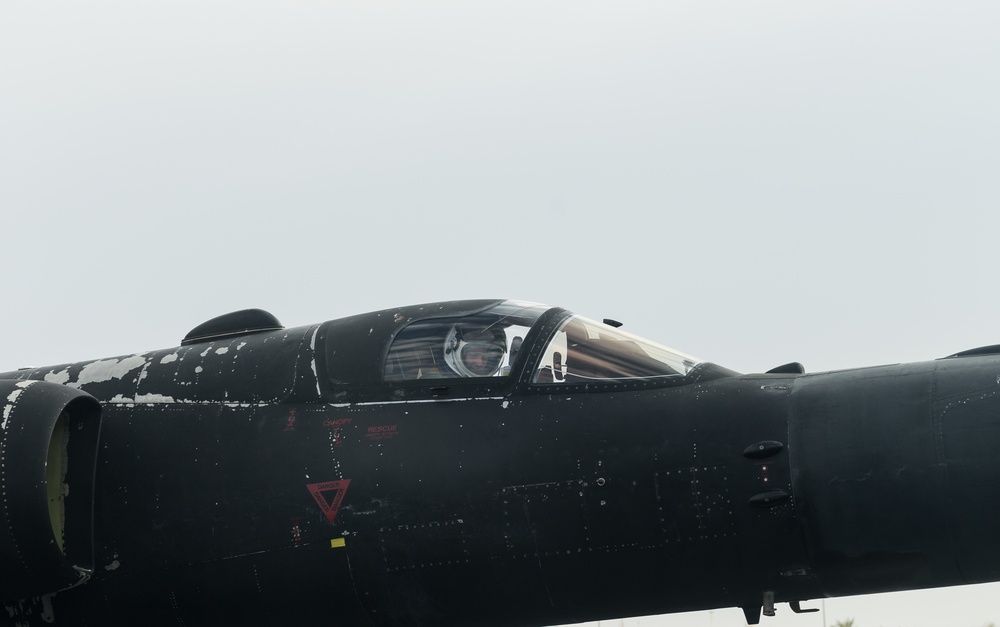 U-2 Dragon Lady Takes-off from Al Dhafra Air Base