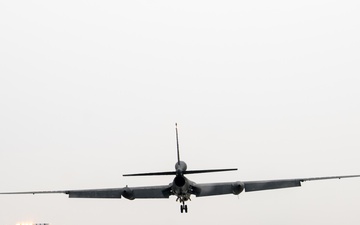 U-2 Dragon Lady Lands at Al Dhafra Air Base