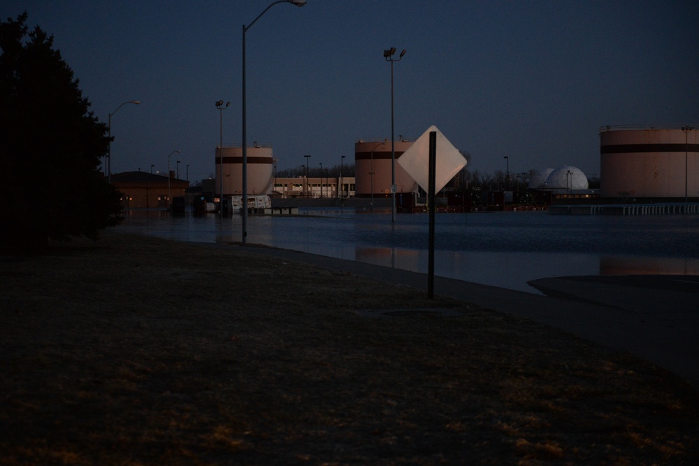 Team Offutt battles flood waters