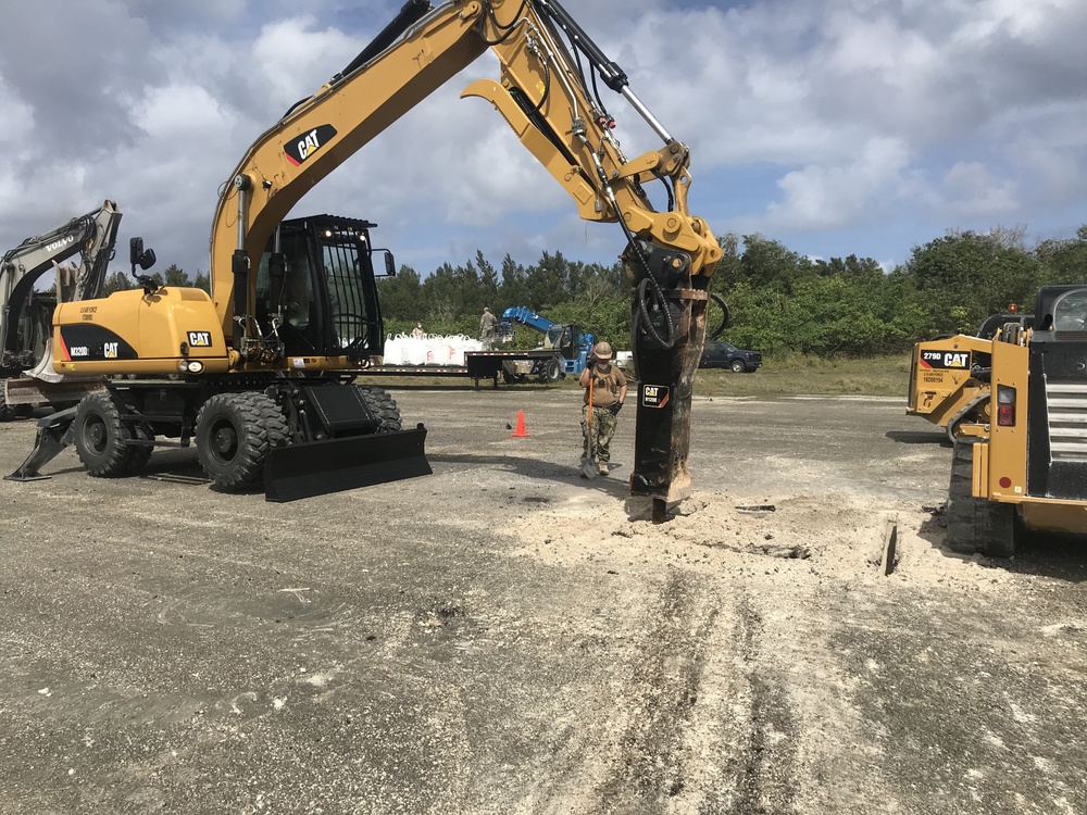 NMCB 133 completes Cope North 19 Rapid Airfield Damage Repair