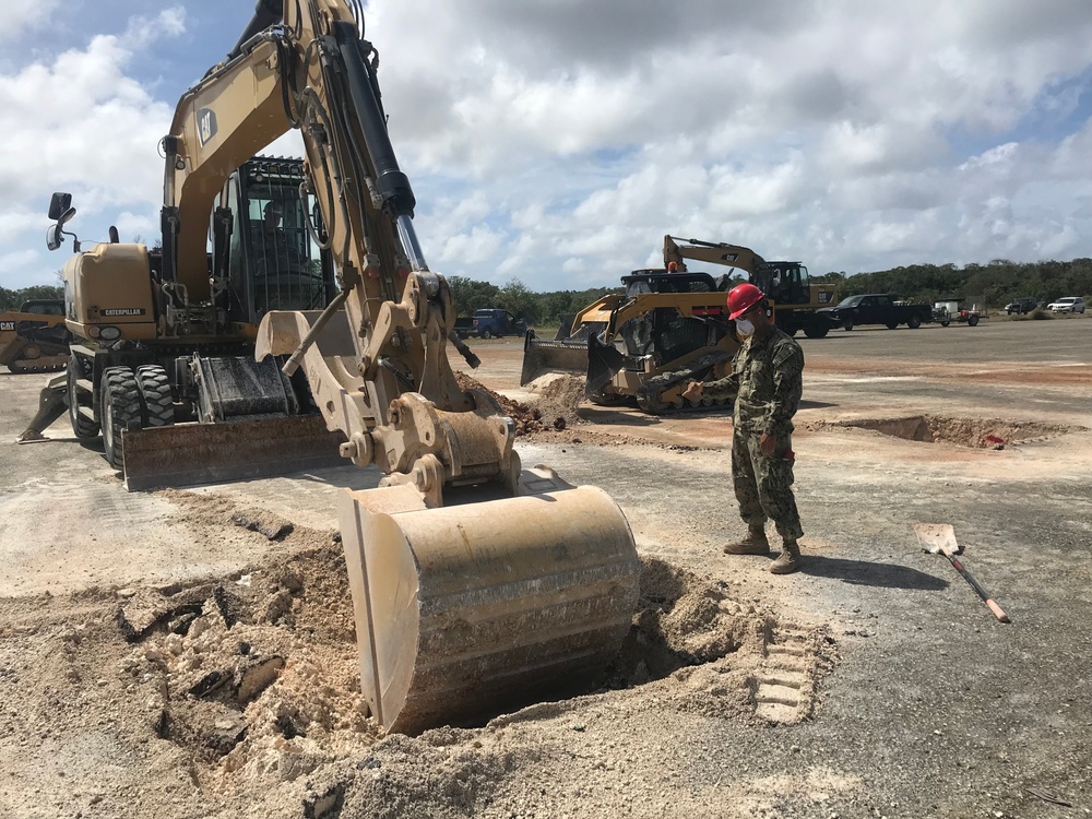 NMCB 133 completes Cope North 19 Rapid Airfield Damage Repair