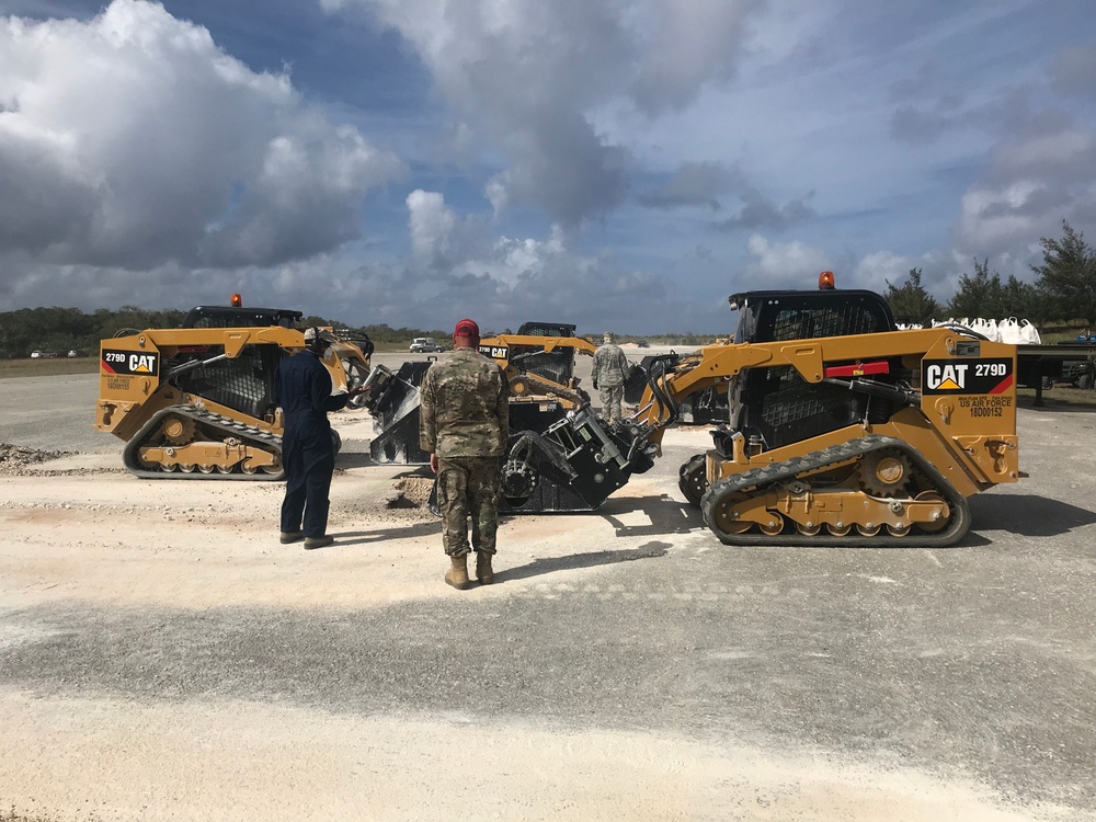 NMCB 133 completes Cope North 19 Rapid Airfield Damage Repair