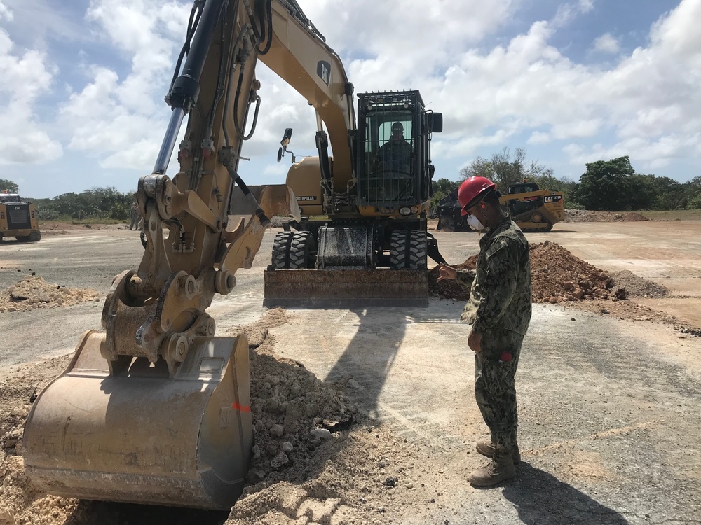 NMCB 133 completes Cope North 19 Rapid Airfield Damage Repair