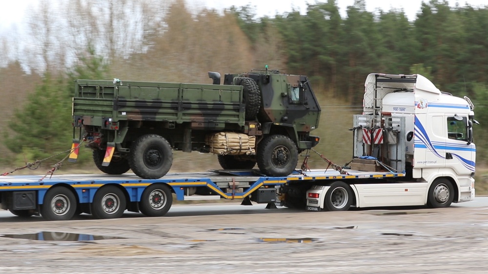 Armored unit deploys to Europe