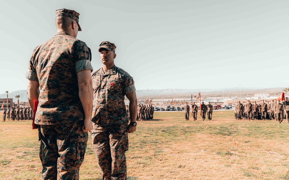 U.S. Marine Corps Staff Sgt. is Awarded the Bronze Star with Valor device