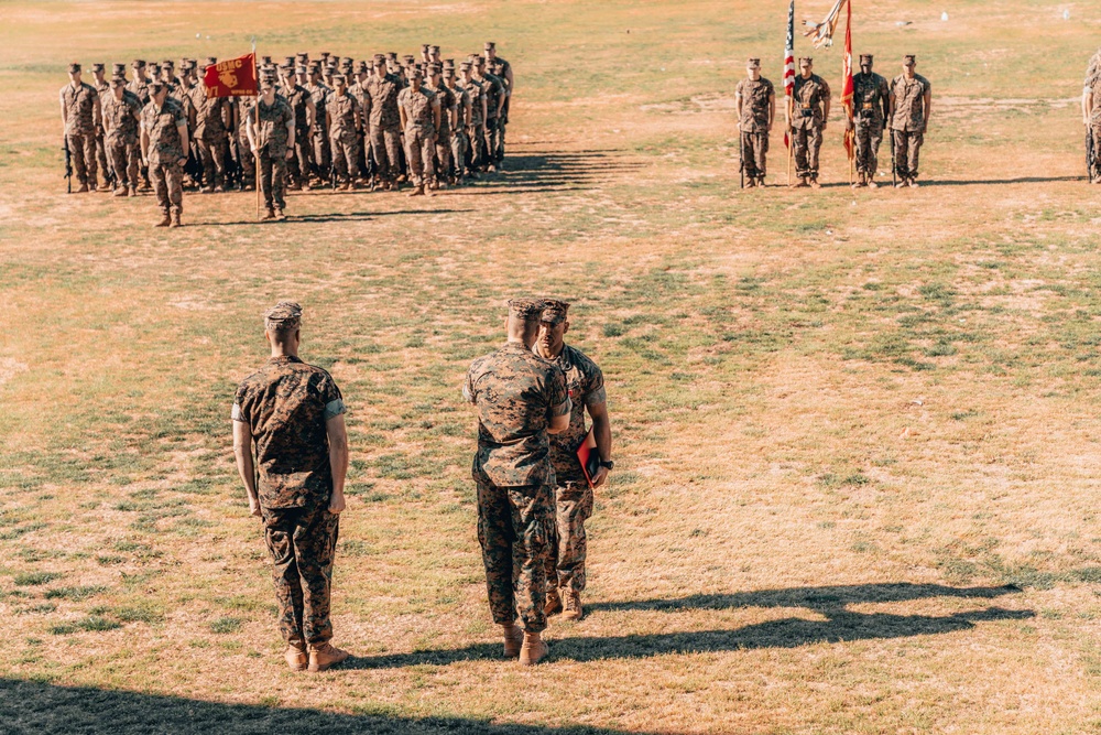 U.S. Marine Corps Staff Sgt. is Awarded the Bronze Star with Valor device