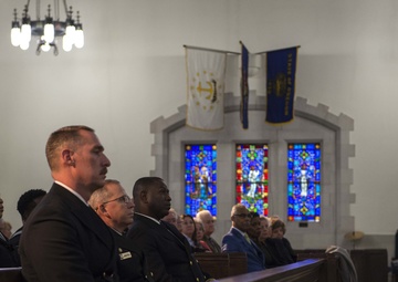 Sailors Listen to Retired General