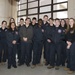 Aviation students visit the 104th Maintenance Group