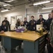 Aviation students visit the 104th Maintenance Group