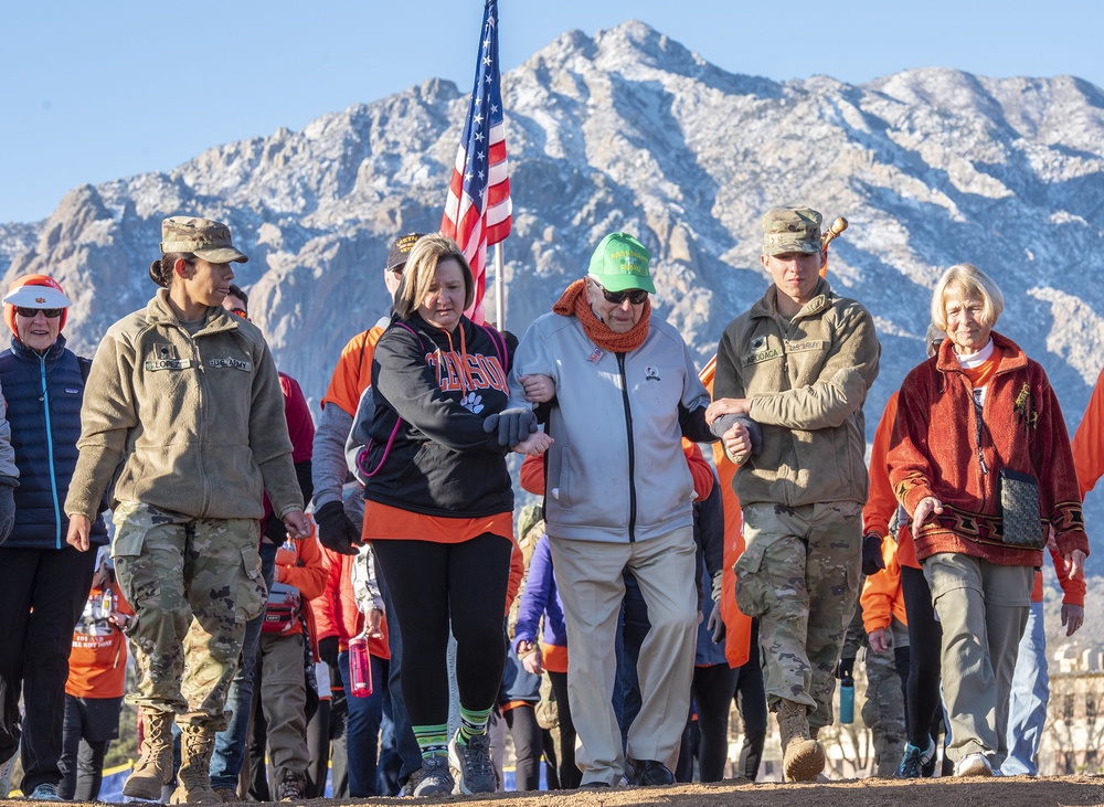 101-year-old walks the walk