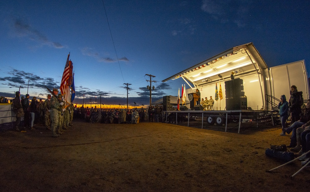 Bataan Memorial Death March opening ceremony 2019